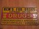 Vintage Drugstore Pharmacy Kem's For Drugs Tin Sign American Art Works