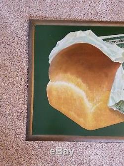 Vintage Early Original Bond Bread Tin Country Store Advertising Sign