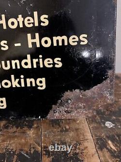 Vintage Embossed Tin Kingsford Charcoal Briquets Sign