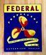 Vintage Federal Propellers Authorized Dealer Tin Marine Advertising Sign
