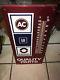 Vintage Gm Ac Delco Quality Parts Tin 9x19 Thermometer Dealership Sign Works