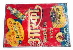 Vintage Goddess Laxmi Graphics Arco Eucalyptus Oil Advertising Tin Sign TS247
