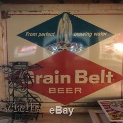 Vintage Grain Belt tin sign grain belt beer Schells Hauenstein New Ulm MN