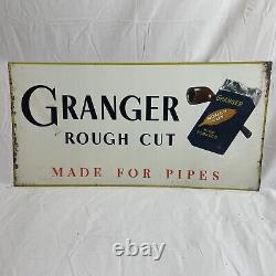 Vintage Granger Tobacco Tin Tacker Sign
