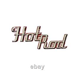 Vintage HOT ROD Raised Metal Sign Wall Hanging Garage Mancave Shop Bar