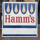 Vintage Hamms Beer Tin Tavern Sign Large Embossed Bar Mancave Metal