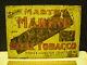 Vintage Hickey Nicholsons Master Marine Tobacco Tin Lithographed Sign Pei Canada