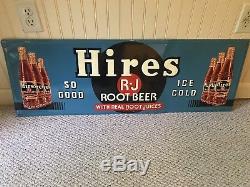 Vintage Hires Root Beer Tin Sign