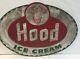 Vintage Hood Ice Cream Tin Advertising Sign