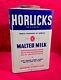 Vintage Horlick's Malted Milk Tin Advertising 25 Pound Can Sign Large Size A