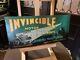 Vintage Invincible Insurance 20 Tin Advertising Sign Watch Video