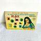 Vintage India Lady Graphics Kay Electric Switch Gears Advertising Tin Sign Board