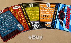 Vintage Johnson Outboard Motors Set of 5 Diff Boating Collectible Tin Signs