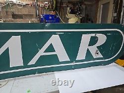 Vintage Lamar metal tin sign Man Cave Grage Barn 84in X 15in