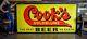 Vintage Large Cooks Beer Tin Sign 8x4 Rare 1950s Nos With Wood Frame Gas Oil
