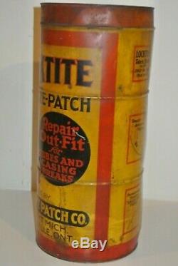 Vintage Locktite Tire Patch Kit Sales Display Dispenser Tin 1920's