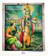 Vintage Mahabharat Bhagavad Gita Lord Krishna Arjuna Graphics Tin Sign Old Ts204