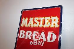 Vintage Master Bread Popular Because it's Good Consolite Tin Advertising Sign