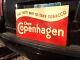 Vintage Metal Copenhagen Snuff Chewing Tobacco Metal Pocket Can Tin Sign 25x14in
