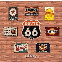 Vintage Metal Tin Signs Retro Garage Signs For Men Wall Decorations Old Car S