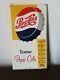 Vintage Mexican Tome Pepsi Cola Thermometer Tin Metal Sign Advertising 1950's