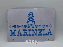 Vintage Mexico Marinela Gansito Tin Metal Sign Advertising 9×6.5 inches