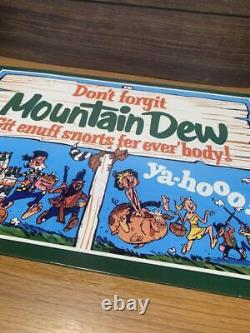 Vintage Mountain Dew Tin Sign
