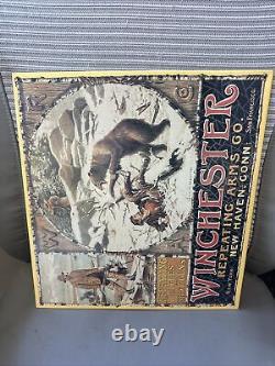 Vintage Olin Corp Winchester & Remington Tin Signs Lot Of 17