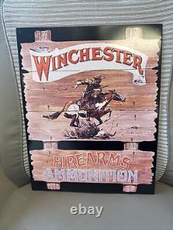 Vintage Olin Corp Winchester & Remington Tin Signs Lot Of 17