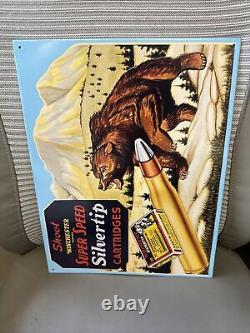 Vintage Olin Corp Winchester & Remington Tin Signs Lot Of 17