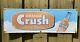 Vintage Orange Crush Soda General Store Advertising Gas Oil Tin Tacker Rare Sign