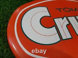 Vintage Orange Crush button Sign original Soda 1966