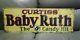 Vintage Original 1930's Baby Ruth Candy Bar Not Soda Tin Metal Embossed Sign