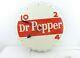 Vintage Original Dr Pepper Bottle Cap Electric Clock Metal Tin Sign Advertising
