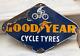 Vintage Original Good Year Cycle Tyres Advertising Tin Sign Board