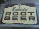 Vintage Original Rochester Root Beer Tin Embossed Metal Soda Advertising Sign