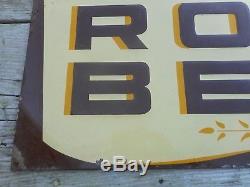 Vintage Original ROCHESTER ROOT BEER Tin Embossed Metal Soda Advertising SIGN