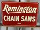 Vintage Original Remington Chain Saws Tin Sign Mall Cs458 15x10