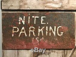 Vintage Original STAR Tobacco Embossed Tin Tacker Sign Barn Garage Farm