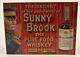 Vintage Original Sunny Brook Pure Food Whiskey Tin Sign Not Porcelain Sign