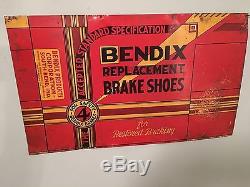 Vintage Original Tin Sign Bendix