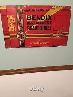 Vintage Original Tin Sign Bendix