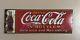 Vintage Original Tin Tacker Drink Coca-cola In Bottles Sign (1931)