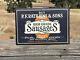 Vintage P. F. Rathjens & Sonshigh Grade Sausages Tin Sign Original (h6)