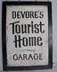 Vintage Painted Tin Tourist Home Sign Bedford Pa