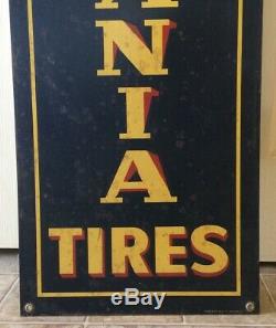 Vintage Pennsylvania Tires Car Truck Advertising Vertical Tin Sign