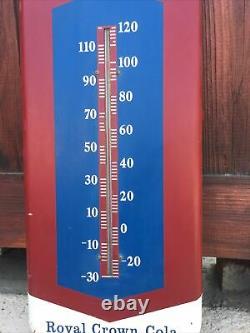 Vintage Pepsi Cola Thermometer Tin Sign