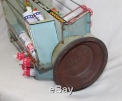 Vintage Pre-1950s RARE Necco Wafers Candy Rotating Tin Store Advertising Display