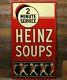 Vintage Rare 1939 Heinz Soups 2 Minute Service Painted Tin Sign Huge 54 X 30
