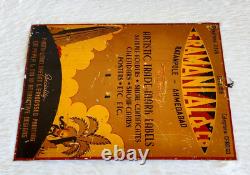 Vintage Ramanlal & Co. Litho Offset Printing Advertising Tin Sign Board TS176